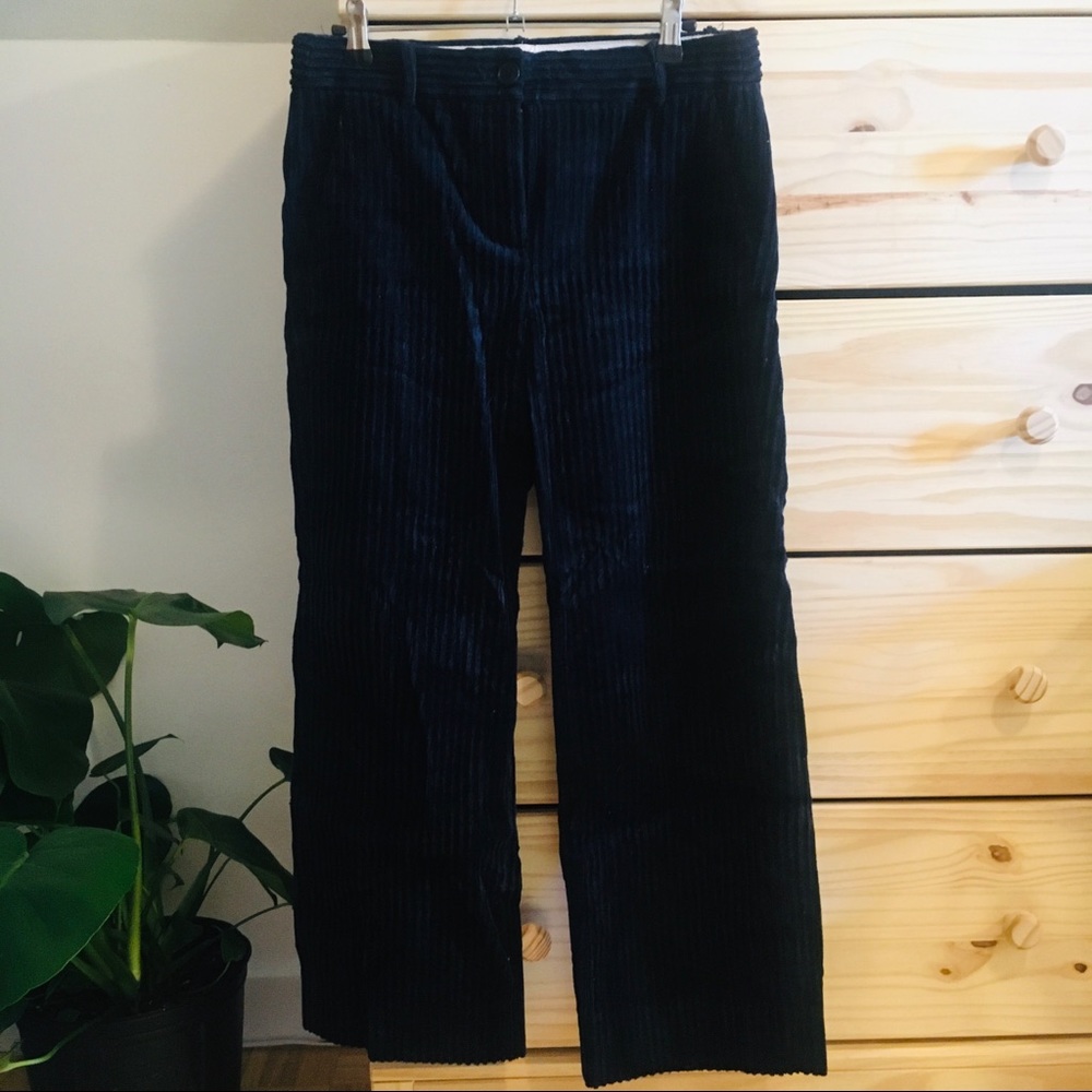 J Crew wise-leg navy pants